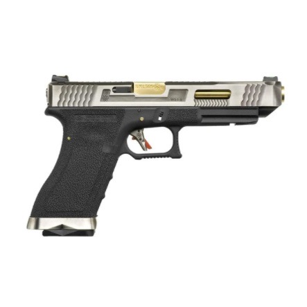 WE-TECH G34 T3 ガスブローバックガン シルバー