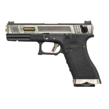 WE-TECH G18C T3 ガスブローバックガン シルバー-メーカー/ブランド,WE