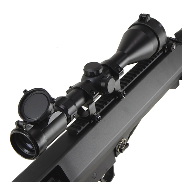 SNOW WOLF バレットM99 (対物ライフル) エアーコッキング BARRETT FIREARMS ライセンス刻印ver スコープ&バイポット付属 ブラック