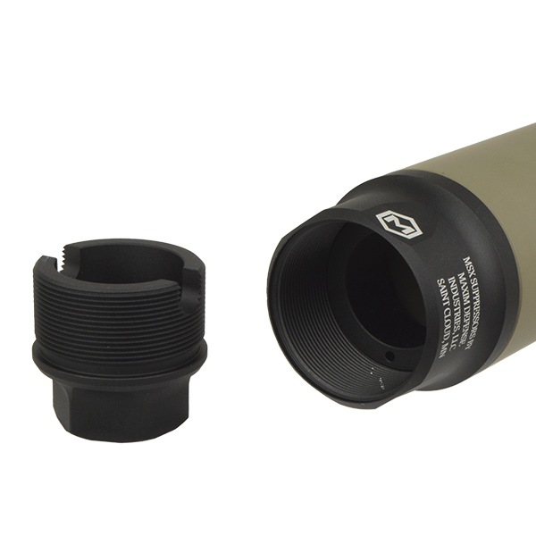 RGW MaximDefenseタイプ DS-M ダミーサイレンサー 14mm逆ネジ セラコート デザートカラー