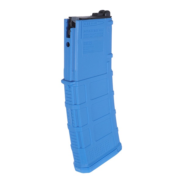 Guns Modify マルイ GBB M4 MWS用 EVO P-MAG M3タイプ V3 マガジン トレーニングブルー