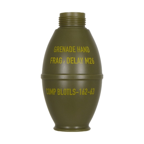 APS Hakkotsu CO2 サウンドスタングレネード Thunder B 用 レモン(M26 Grenade)スタイル スペアシェル(12個入り)