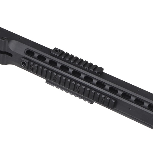 SNOW WOLF バレットM98B スナイパーライフル サイドフォールディングストック エアコッキングガン (BARRETT Licensed .ver) ブラック