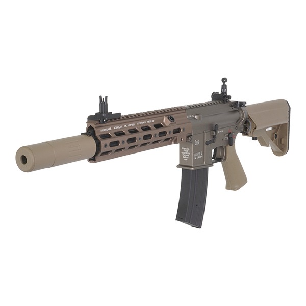 E&C 105E-P-SE H&K HK416D CQB GEISSELE SMR 10.5インチ (Kestrel V2 BASIC搭載) 電動ガン デザートカラー