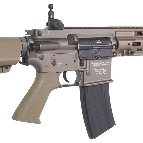 E&C 105E-P-SE H&K HK416D CQB GEISSELE SMR 10.5インチ (Kestrel V2 BASIC搭載) 電動ガン デザートカラー