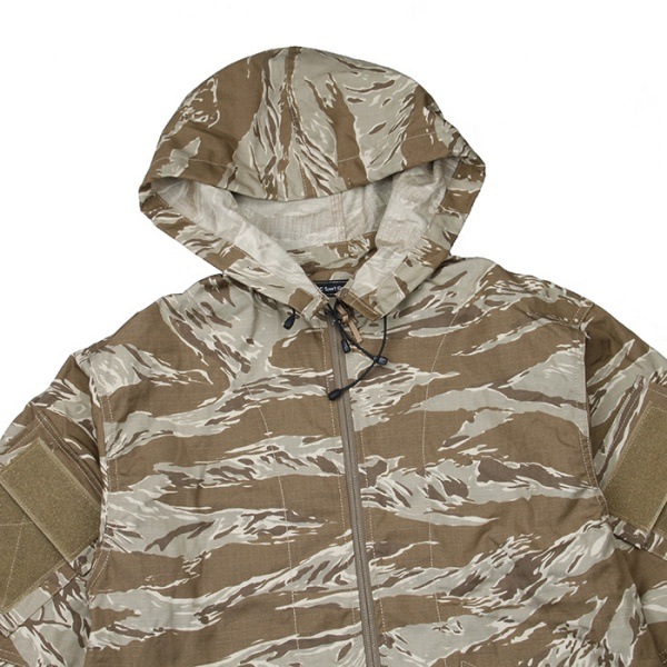 TMC サンドタイガーストライプ 迷彩 フード付 ジャケット