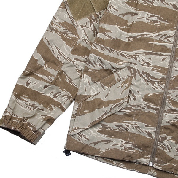 TMC サンドタイガーストライプ 迷彩 フード付 ジャケット