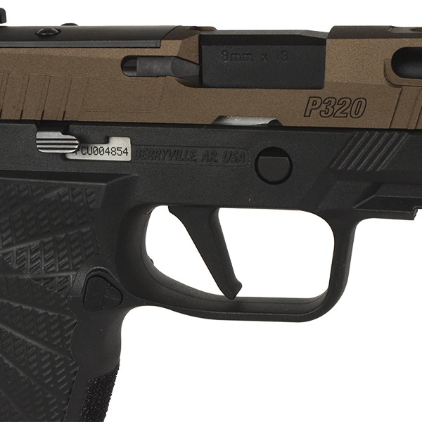 Parabellum P320 PRO WC Custom 3.9インチ ガスブローバックガン ブロンズ