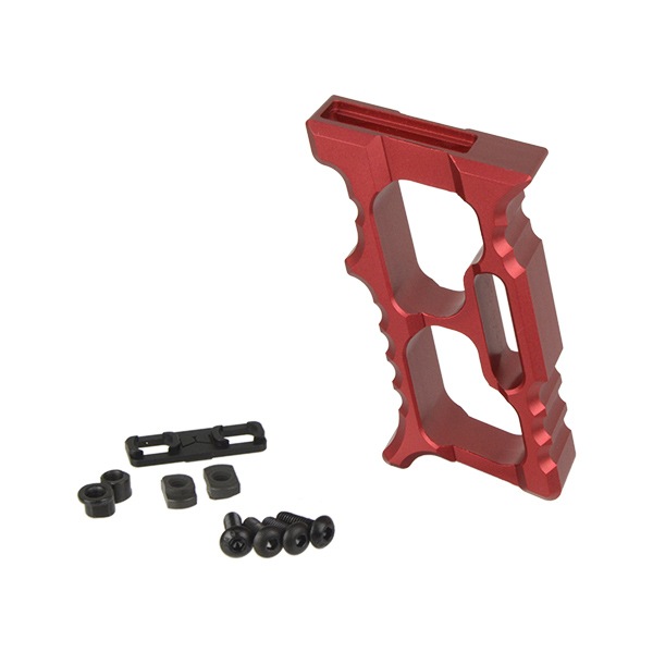 5KU HALO MINIVERT グリップ KeyMod、M-LOK 両対応タイプ レッド