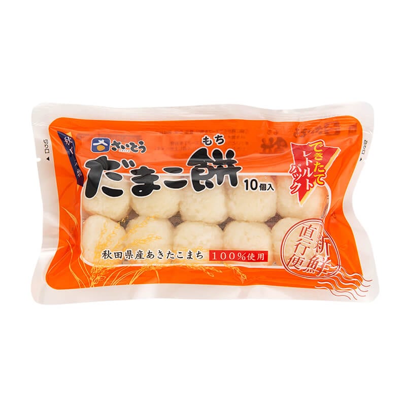 だまこ餅 ﾚﾄﾙﾄ10個入｜きりたんぽたち｜｜きりたんぽのさいとう｜公式