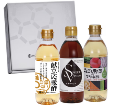 応援酢と甘酢とマリネ酢ギフトセット