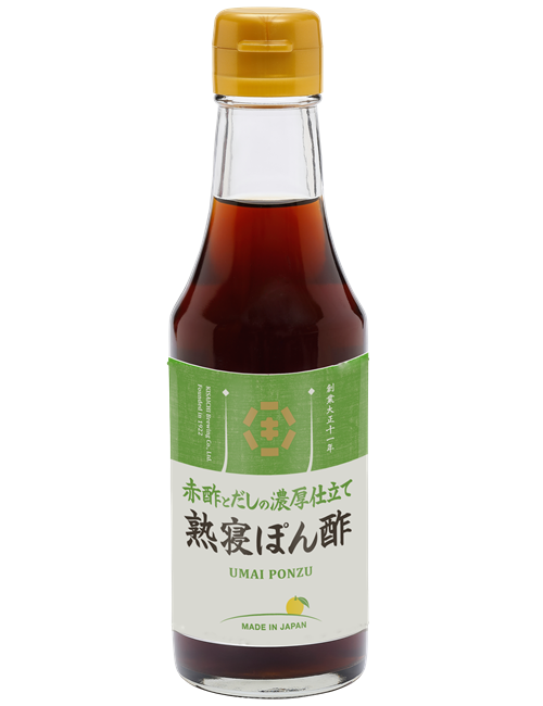 赤酢とだしの濃厚仕立て 熟寝ぽん酢 | 調理酢(すし酢・調味) | 私市