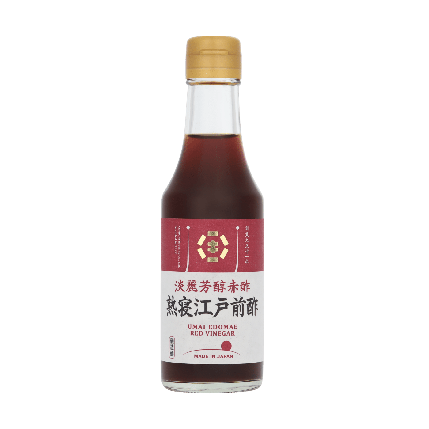 淡麗芳醇赤酢 熟寝江戸前酢（うまいえどまえす）