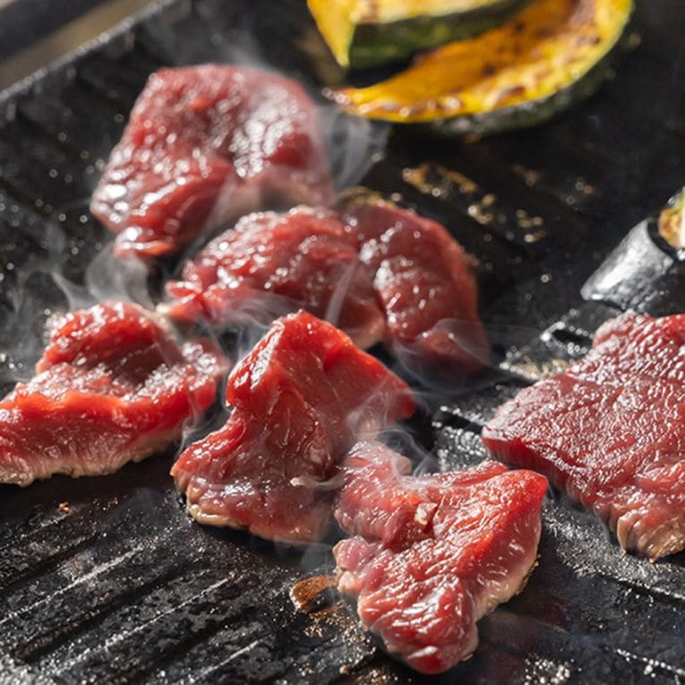 【精肉生】「ぎふジビエ」本州鹿　 仔鹿のロース　100g×2p