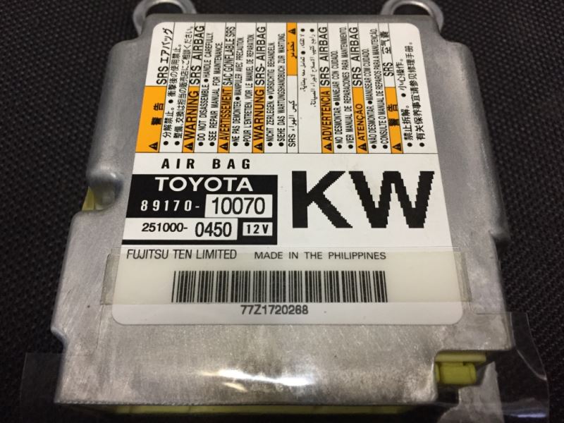 AB3326 C-HR NGX50/ZYX10 89170-10070 エアバッグ コンピューター ECU