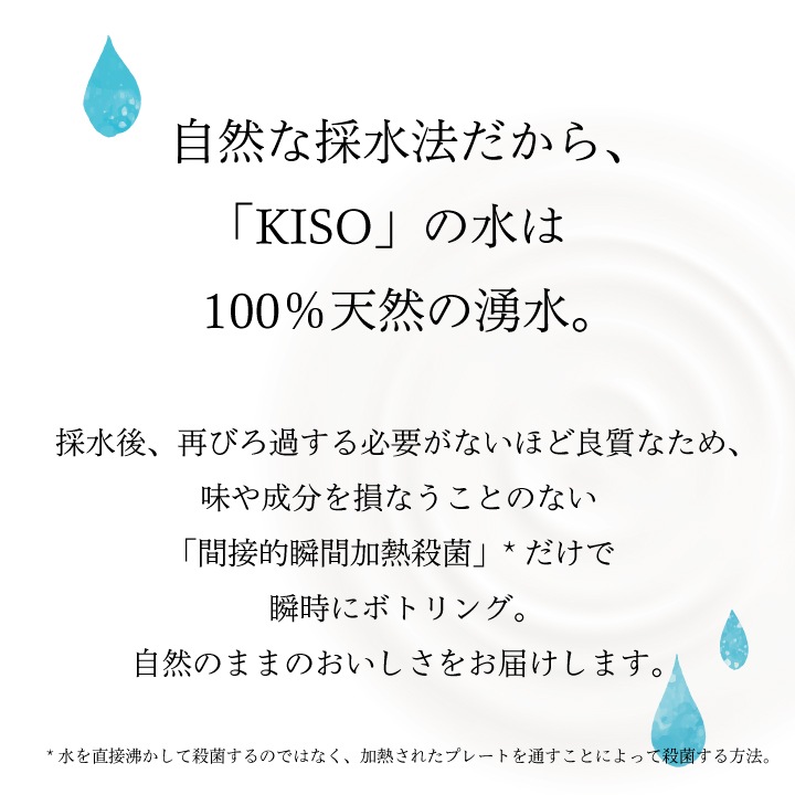 木曽の天然湧水 KISO 280mlペットボトル（20本）