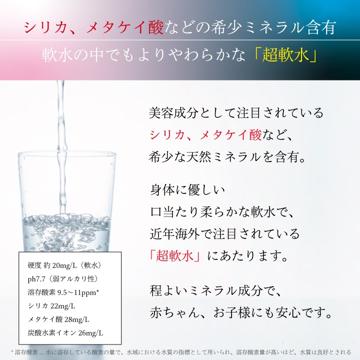 木曽の天然湧水 KISO ラベルレスボトル 280ml  (20本)