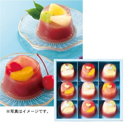 ひととえ　贅沢フルーツの水ようかん9個