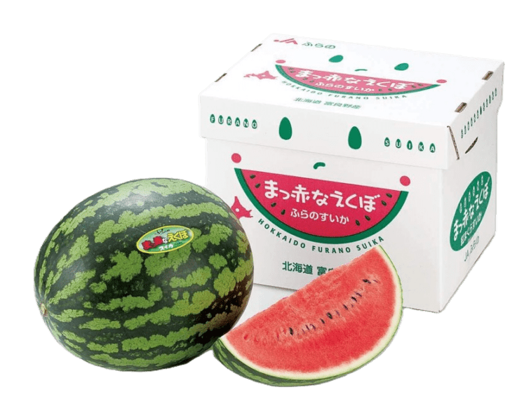 10. ふらの産　真っ赤なえくぼ秀品　1玉　７kg以上　お届け日指定不可　用意整い次第順次発送　発送期間7月上旬～8月中旬