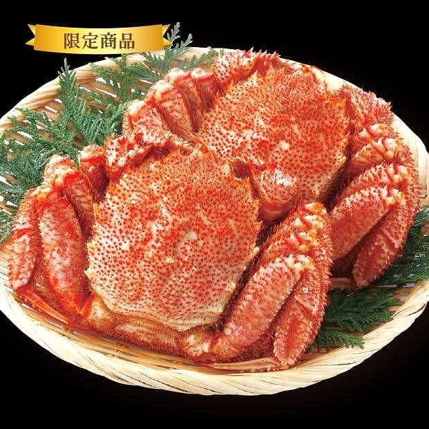 21. 北海道産　浜ゆで毛蟹　約560g×2尾