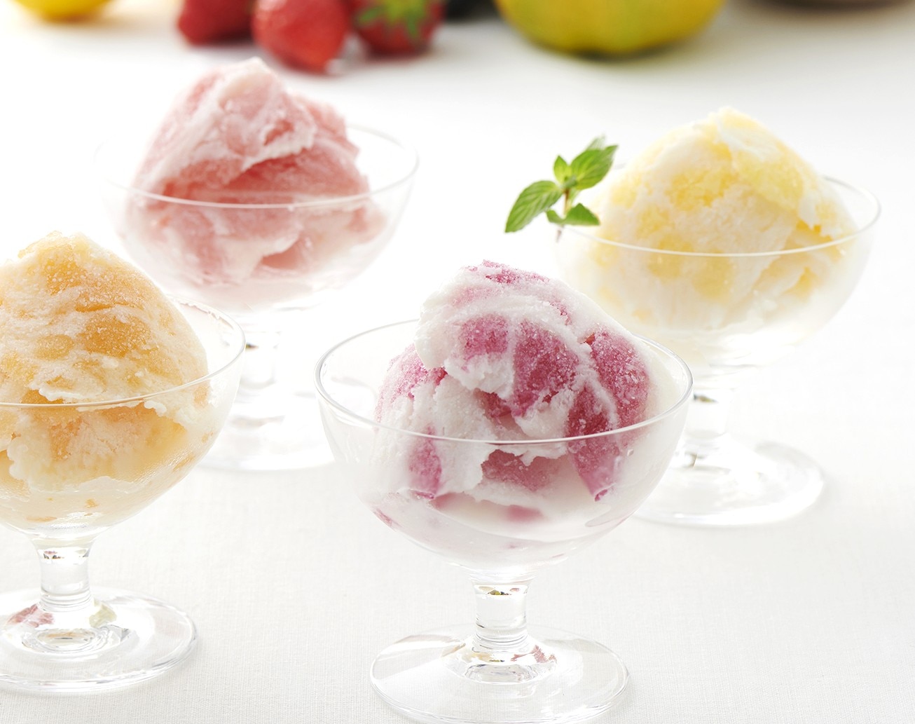 113. ひととえ　凍らせて食べるアイスデザート～国産フルーツ入り～12個