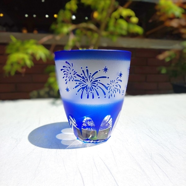 万華鏡万能グラス 花火 | 北一硝子 まごころお届け便