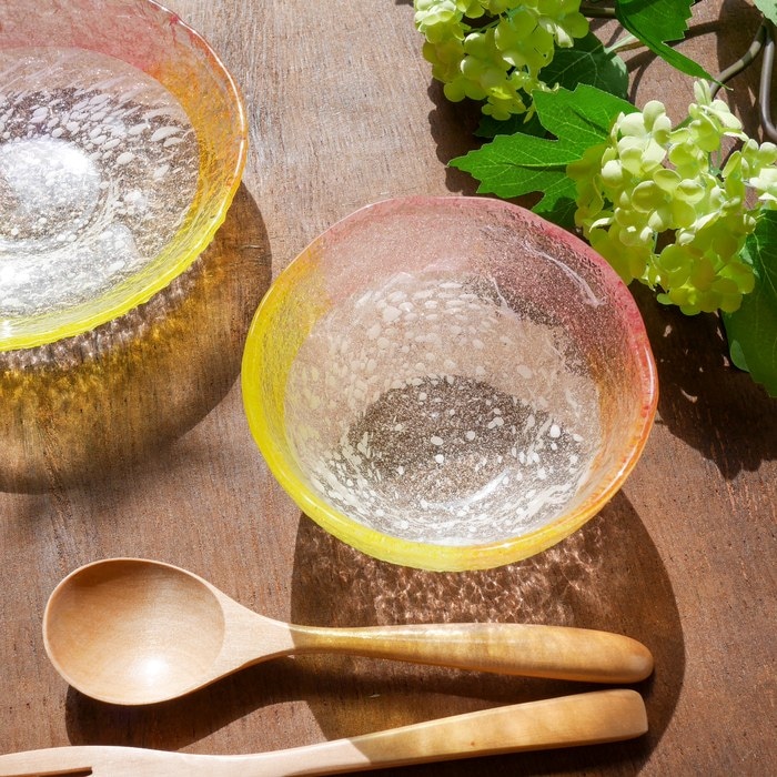 氷彩 深ボウル | 北一硝子 まごころお届け便