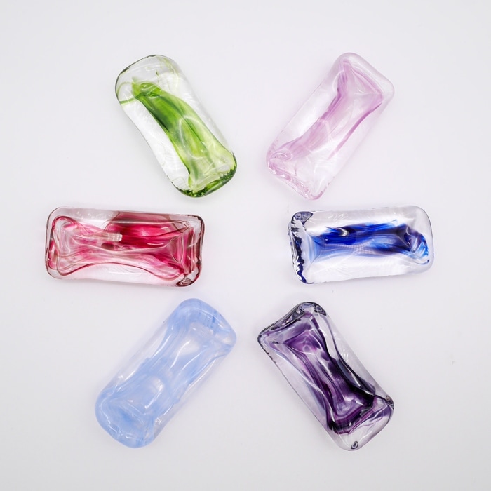 綺羅 箸置き角 | 北一硝子 まごころお届け便