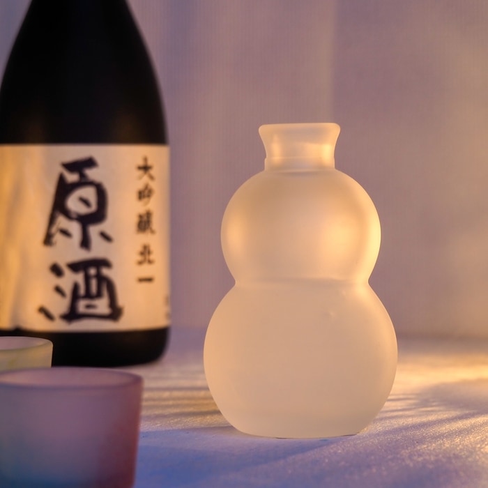 雪だるま酒器 艶消【徳利】 | 北一硝子 まごころお届け便