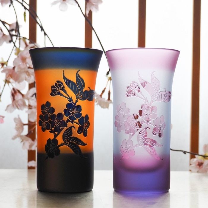 蝦夷山桜 天開グラス | 北一硝子 まごころお届け便