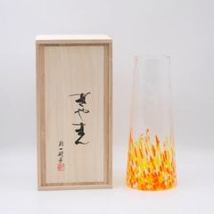★ 謹製 北一硝子 ピンク 色ガラス 硝子器 木箱付 共箱 ★ ガラス 花瓶 全ての商品,花器,ギフト | 北一硝子 まごころお届け便