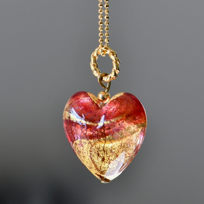 ハートキャンディペンダント | 北一硝子 まごころお届け便