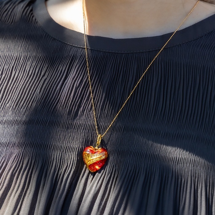 ハートキャンディペンダント | 北一硝子 まごころお届け便