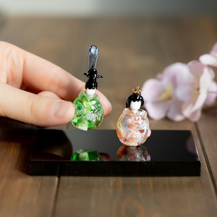 北一硝子 雛人形 〜3/3お値下げ中 ☆硝子のお雛様 《郵送料込み 日時指定不可》 | 北一硝子