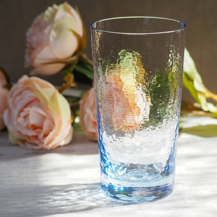 北一硝子 ペアグラス 木箱 ☆耐熱性北染 焼酎グラス ペア (木箱