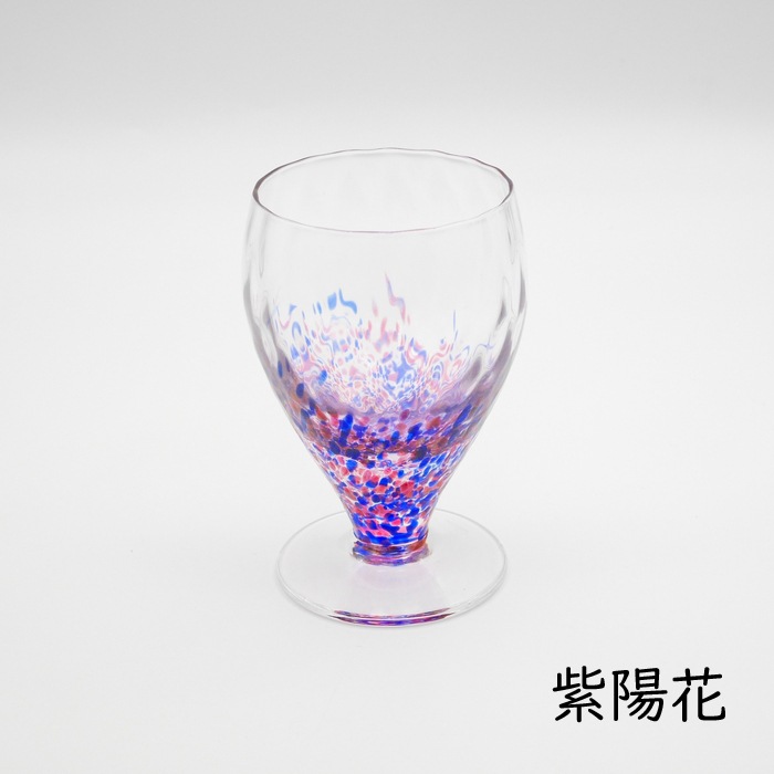 ☆彩しずく ワイングラスペア(木箱付) | 北一硝子 まごころお届け便