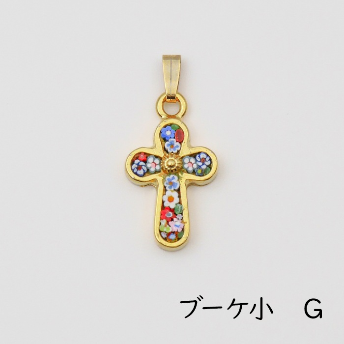 モザイク ペンダントヘッド クロス ブーケ | 北一硝子 まごころ