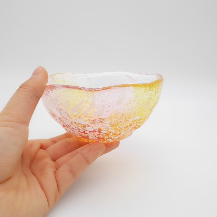 花ふぶき 深ボウル | 北一硝子 まごころお届け便