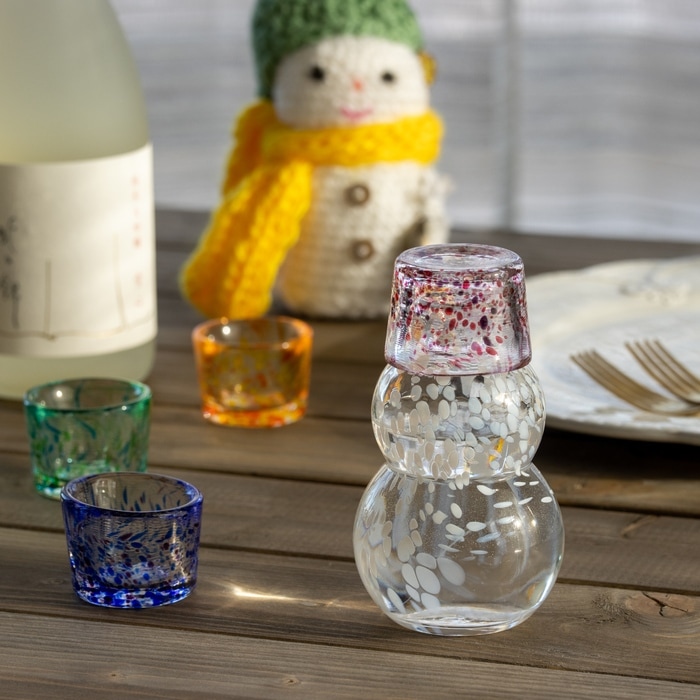 雪だるま 徳利 | 北一硝子 まごころお届け便