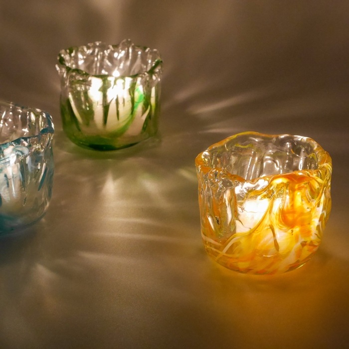 キャンドルグラス 空彩 | 北一硝子 まごころお届け便