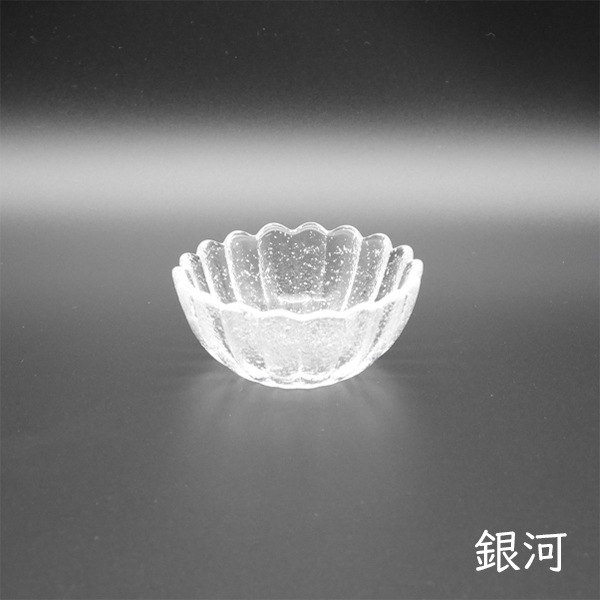 香菊 丸皿 天金 KM-K9G【ガラス食器 青山硝子 丸型 和食器 和