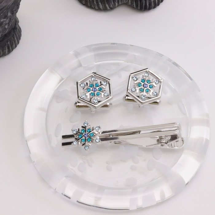 雪の結晶 タイピン | 北一硝子 まごころお届け便