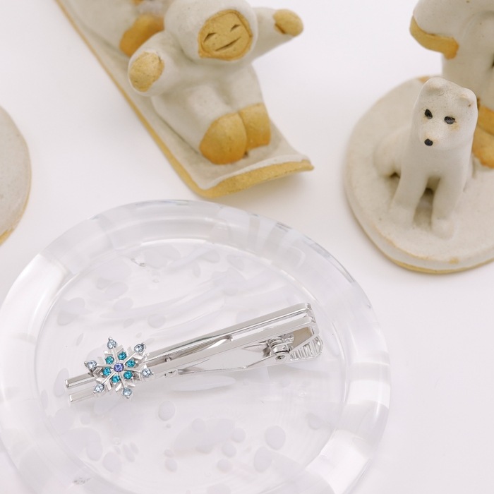 雪の結晶 タイピン | 北一硝子 まごころお届け便