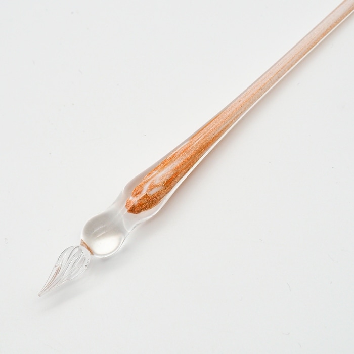 ガラスペン 色重ね ラメ 白 | 北一硝子 まごころお届け便