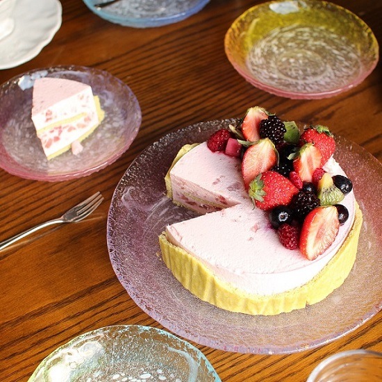 氷彩 プレート大 | 北一硝子 まごころお届け便