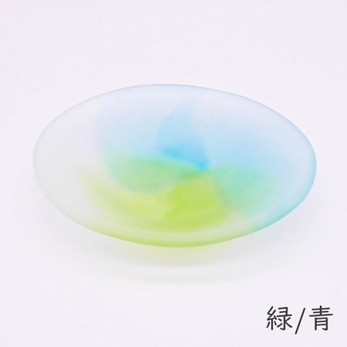 和彩 のばし皿大（艶消） | 北一硝子 まごころお届け便