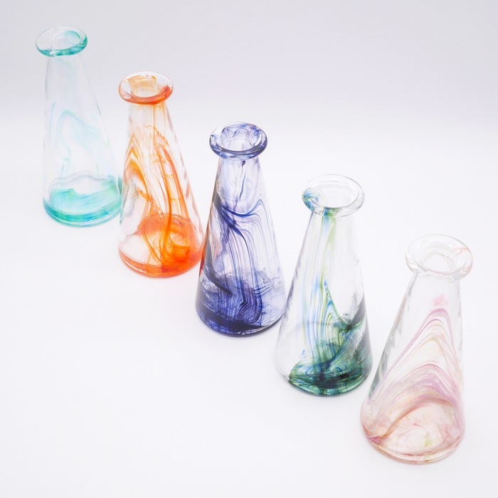 北一ガラスクリスタルハンドカットフラワーベース 華やぎ フラワーベース | 北一硝子 まごころお届け便