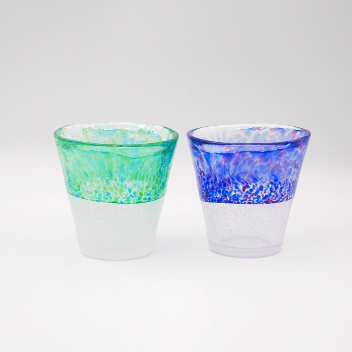 ☆新風彩グラスペア(木箱付) | 北一硝子 まごころお届け便