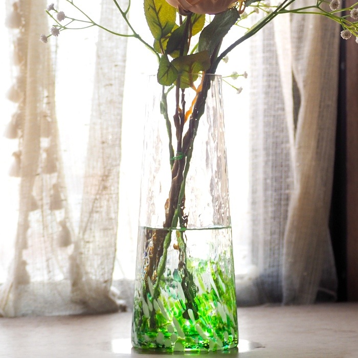 花篭花器 | 北一硝子 まごころお届け便