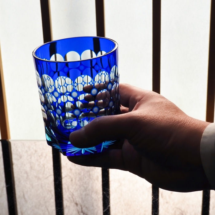 小樽切子 珠玉 特大杯 (木箱付) | 北一硝子 まごころお届け便